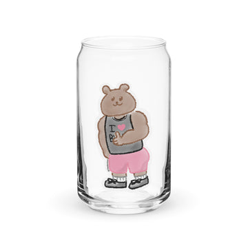 Athletic ToniBear Can-Shaped Glass Cup