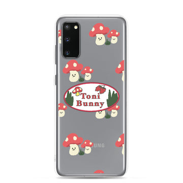 Mushroom Samsung Clear Case