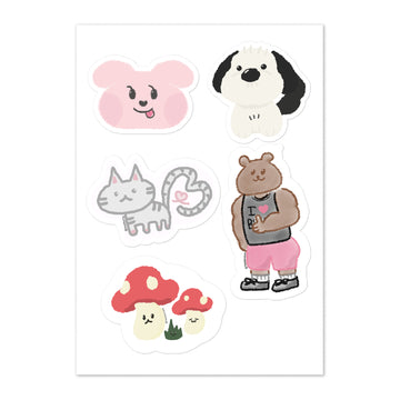 Bunny Friends Sticker Sheet