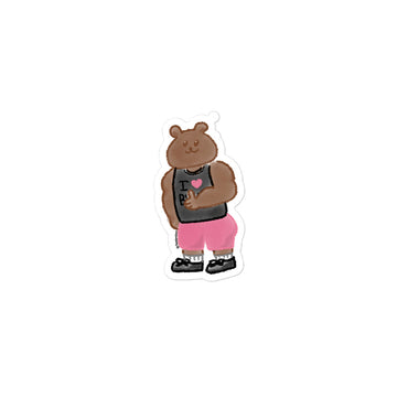 Athletic ToniBear Bubble-Free Stickers
