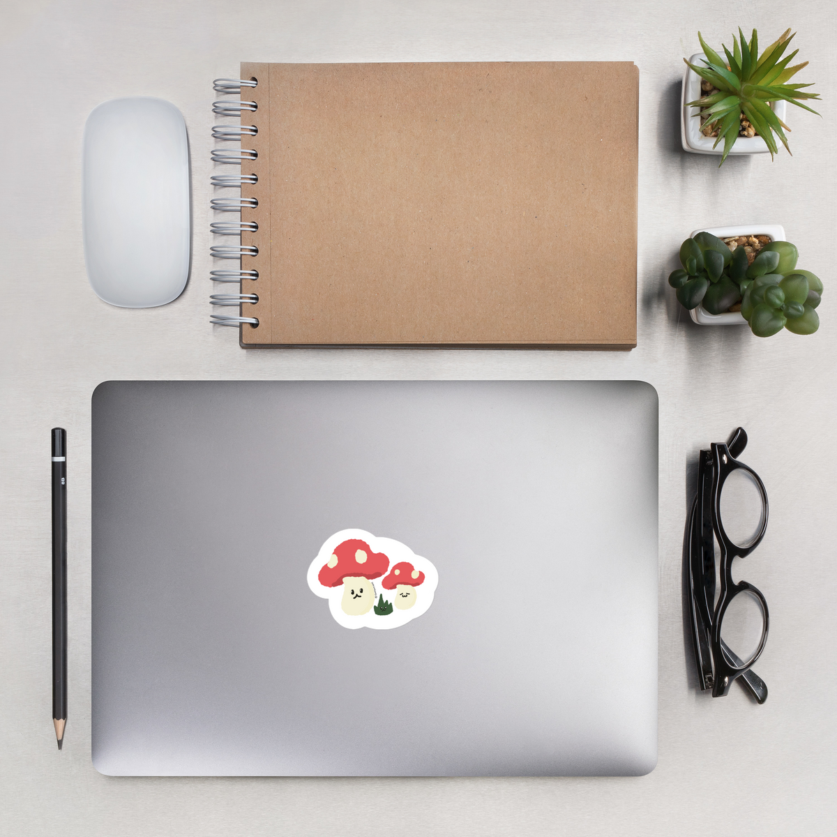 Cute Mushroom Stickers 