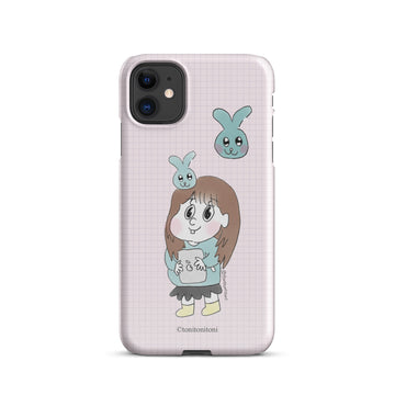 Blue Bunny iPhone Snap Case