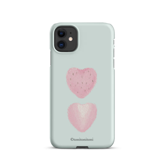 Blue Strawberry iPhone Snap Case