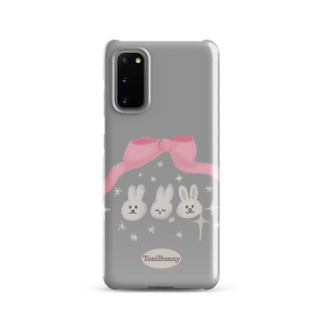 Ribbon Bunny Friends Samsung Snap Case
