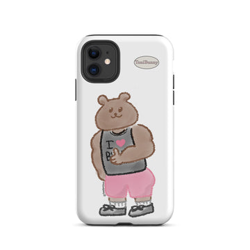 Athletic ToniBear iPhone Tough Case